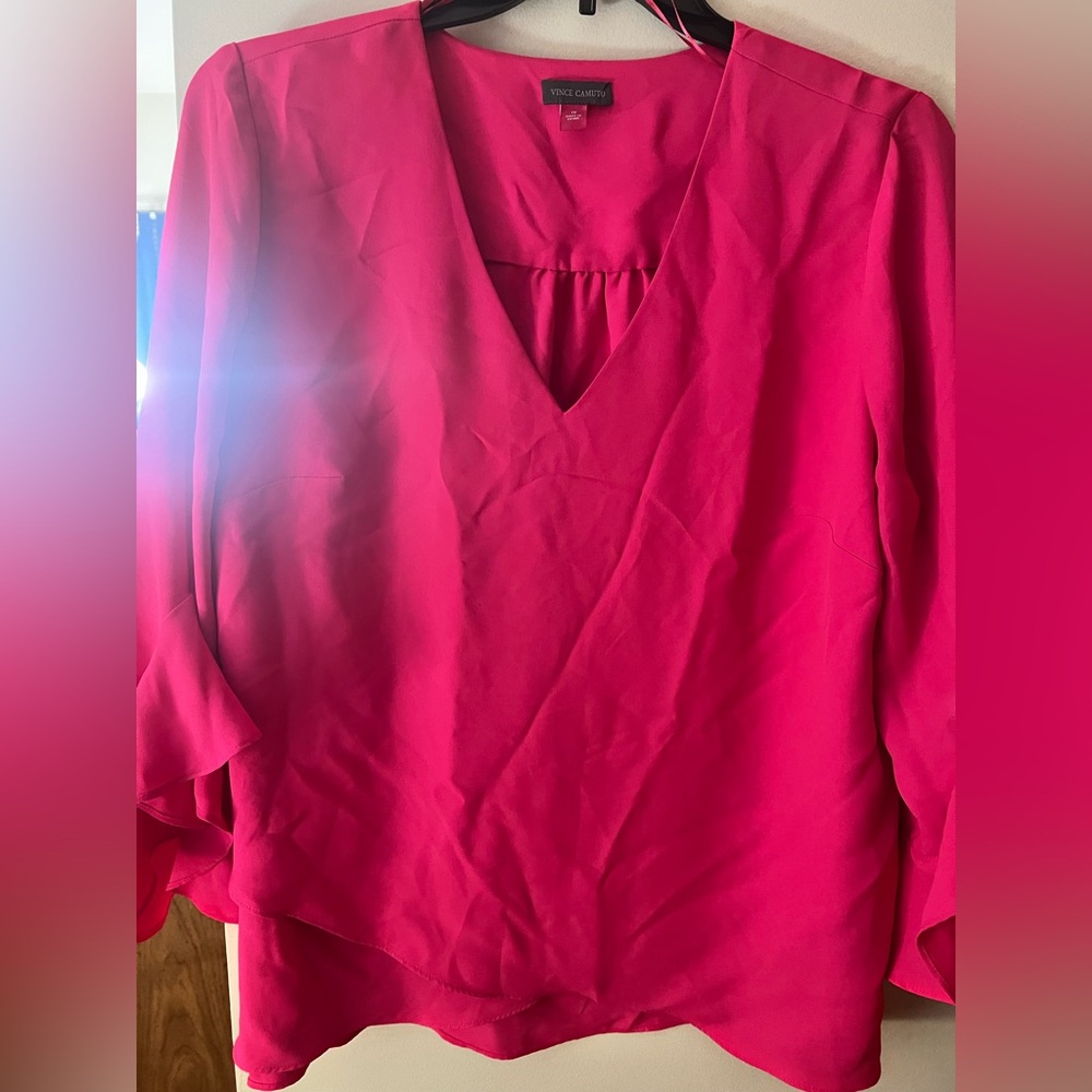 Vince Camuto Blouse Bell Sleeves 1X